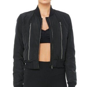 Alo Off Duty Bomber Jacket Black